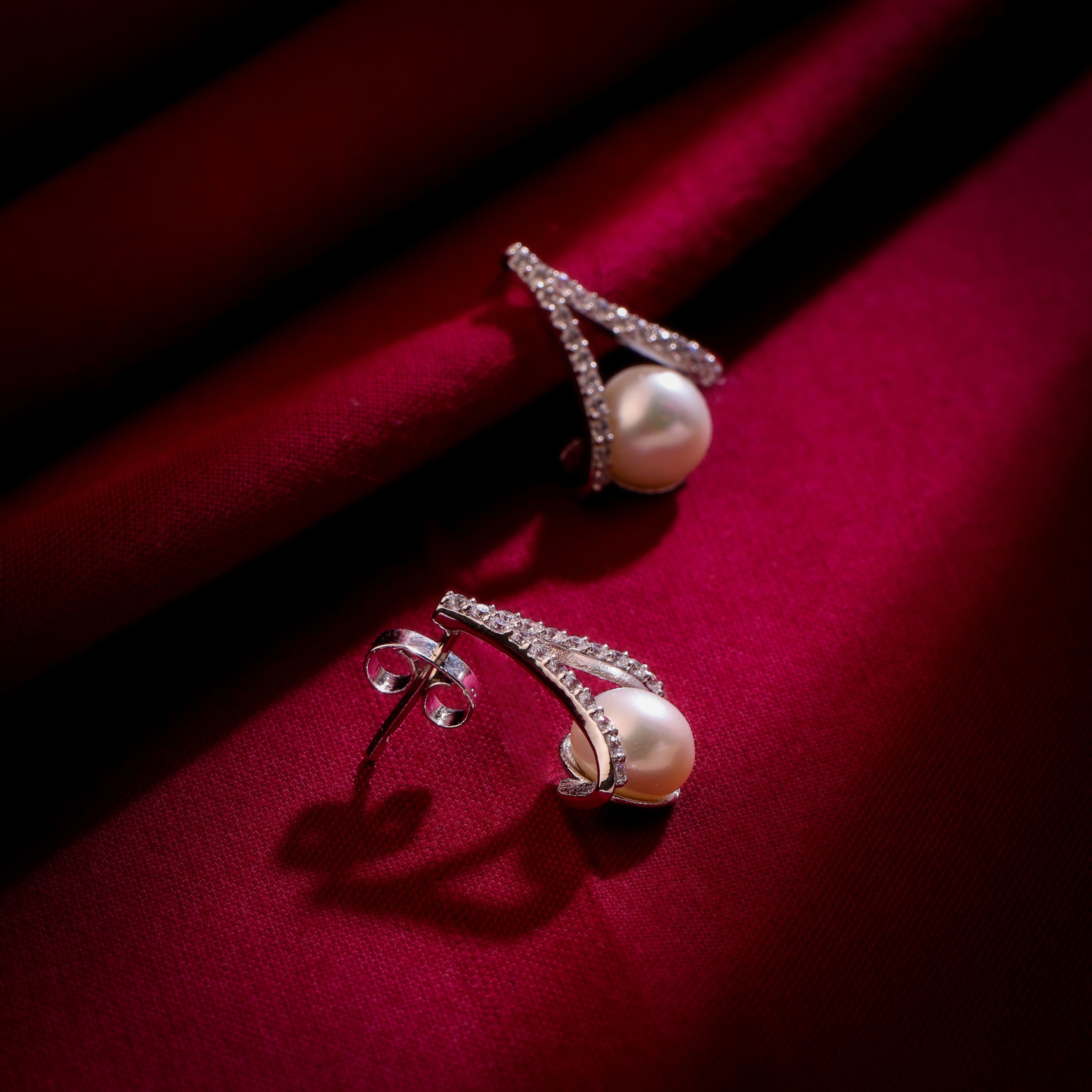 Pearl Stud Earrings